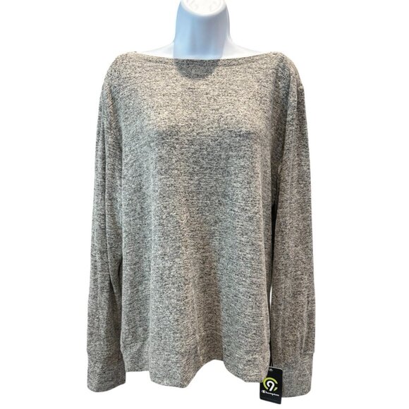 C9 Champion Gray Open Back Long Sleeve Pullover Thumbholes‎ NWT Size L - Picture 1 of 5